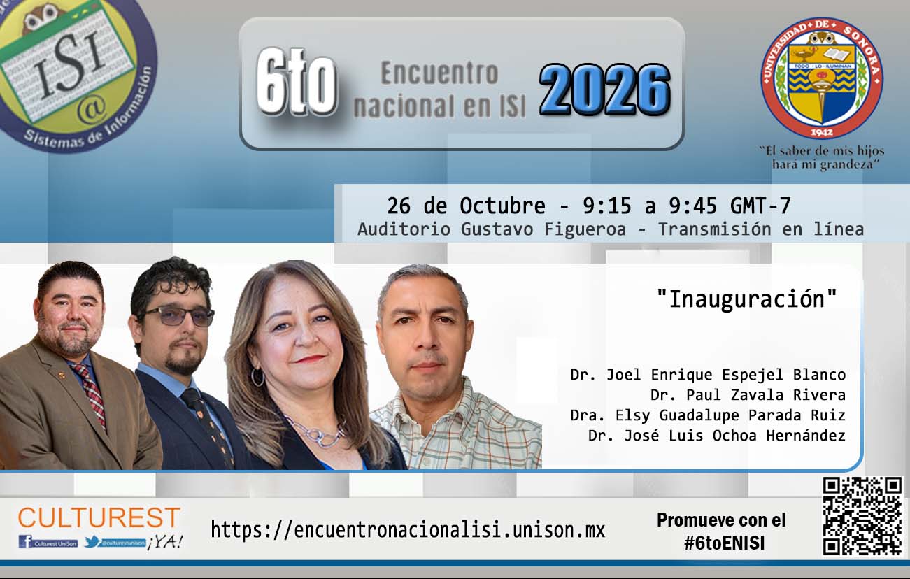 Ponente confirmado