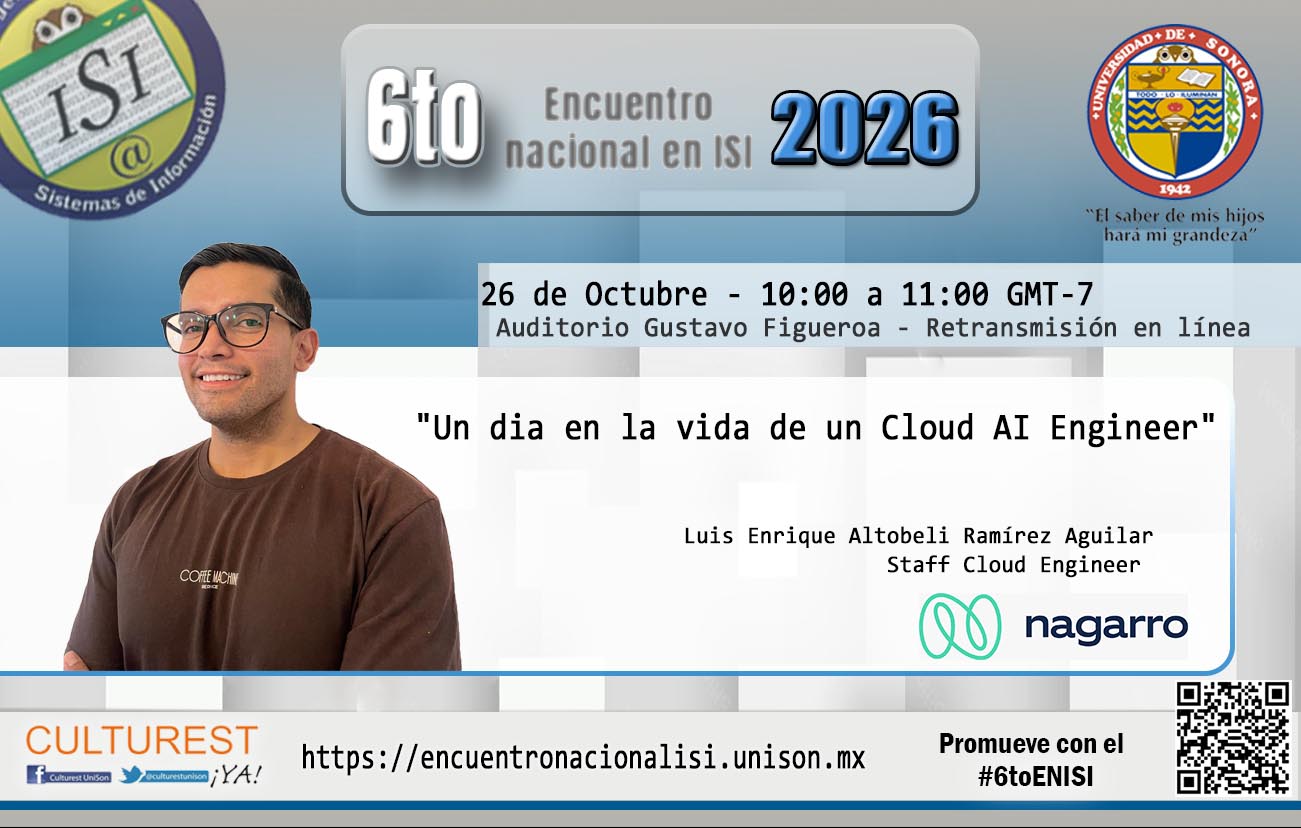 Ponente confirmado