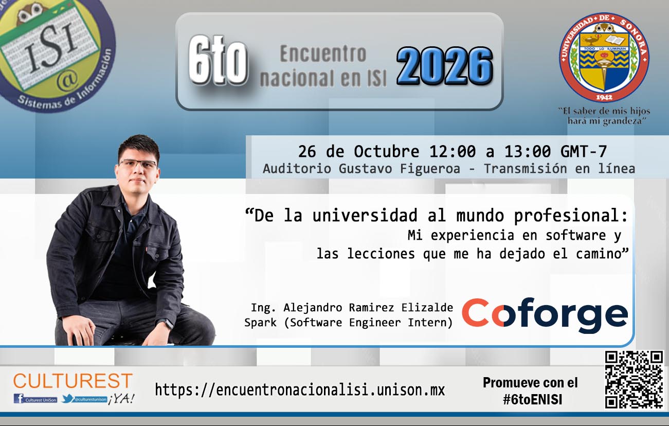 Ponente confirmado