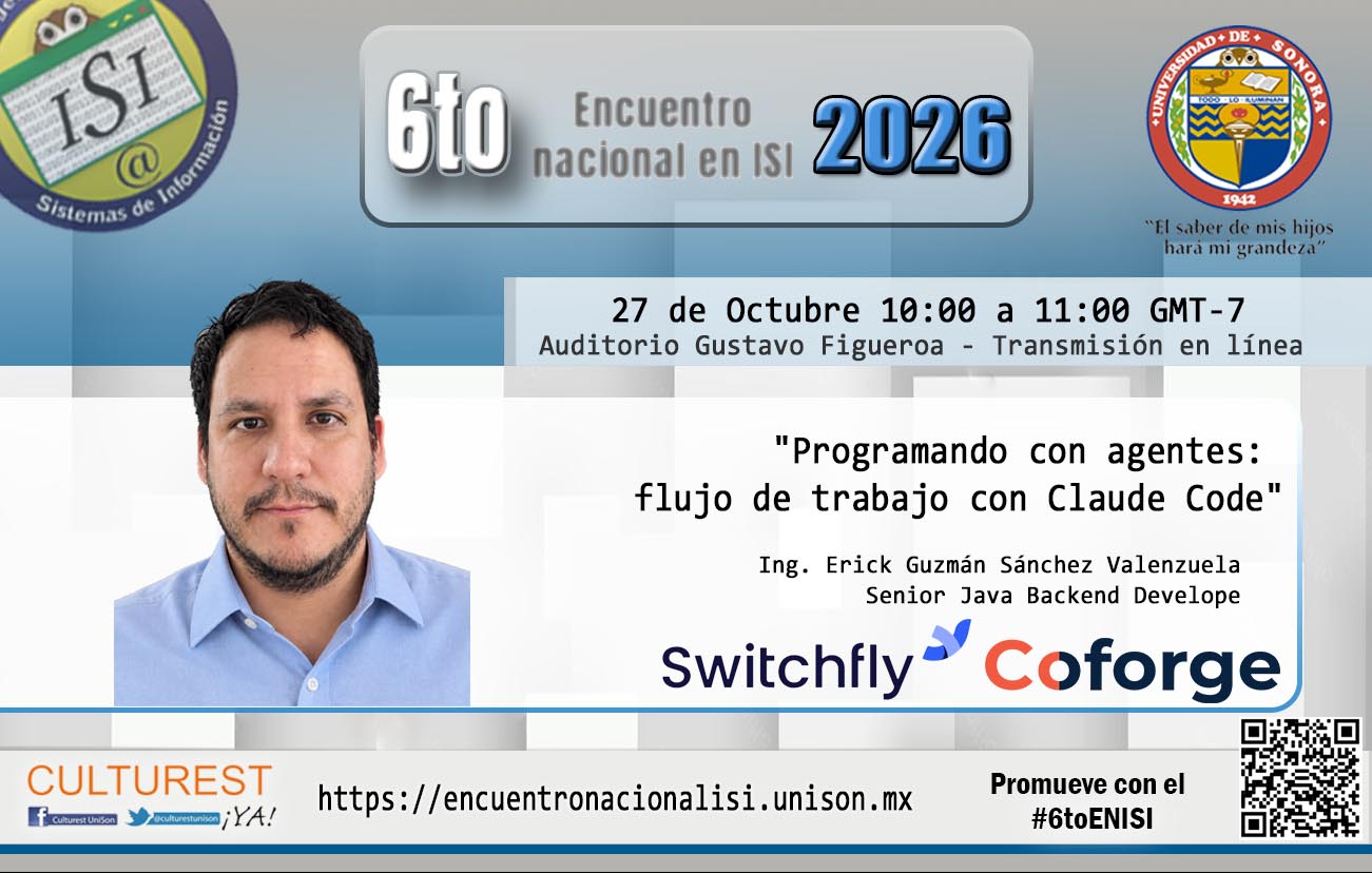 Ponente confirmado