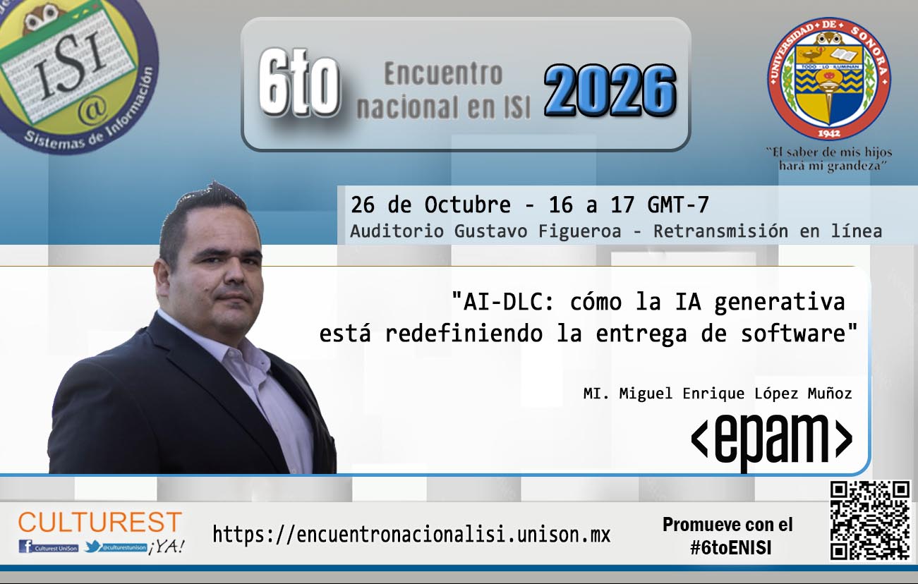 Ponente confirmado