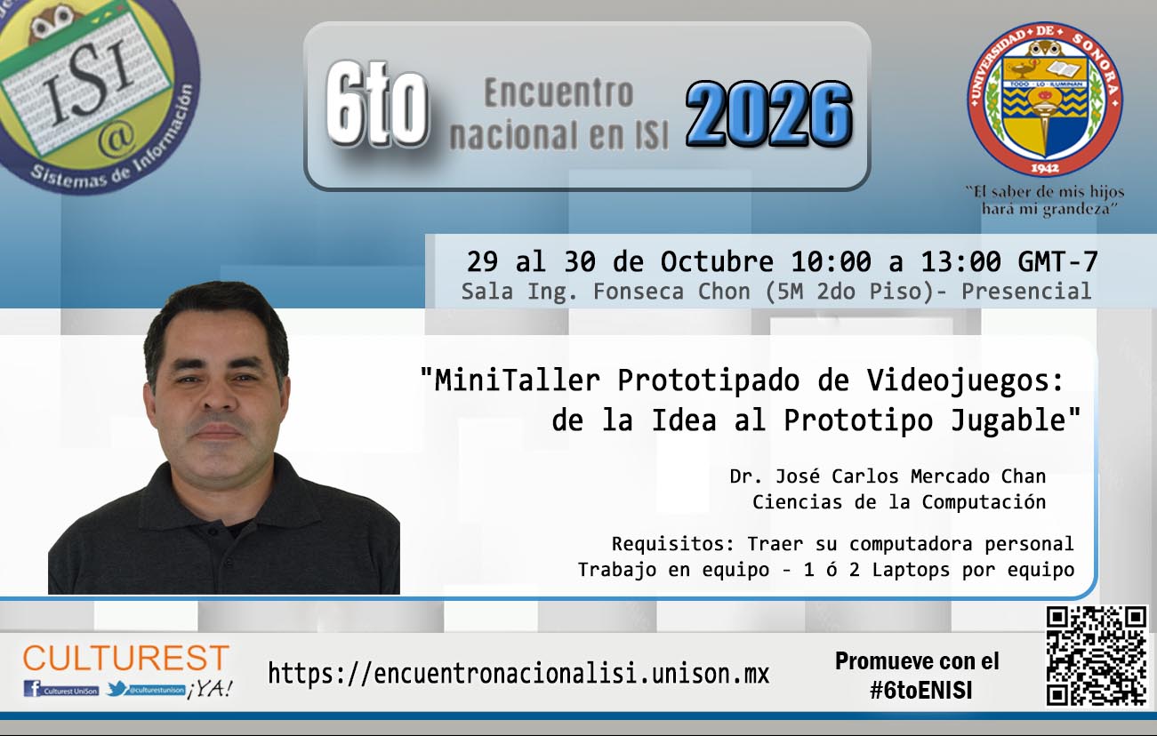 Ponente confirmado